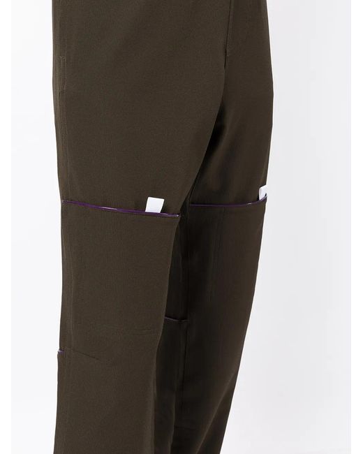 Jacquemus Black Shell Tapered Trousers for men