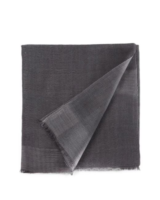 Melt Gray Tsering Frayed Scarf