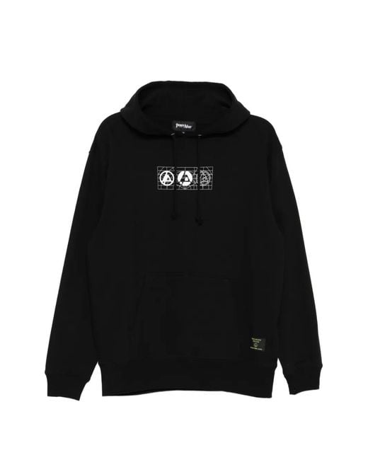 PEACE AND AFTER Black X Linkin Park Logo-Print Hoodie for men