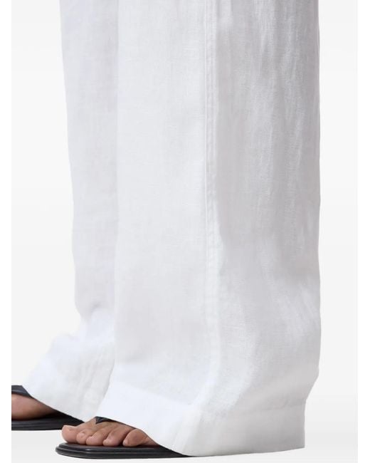 Closed White Winona Elasticated-Waistband Trousers