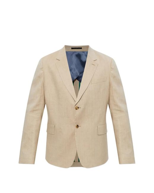 Paul Smith White Blazer À Boutonnière for men