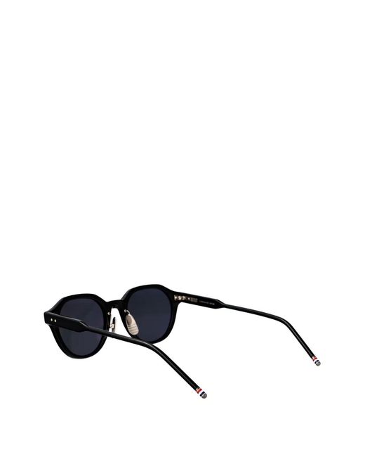 Thom Browne Black Geometric-Frame Sunglasses