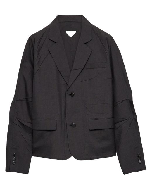 Prada Black Single-Breasted Jacket for men