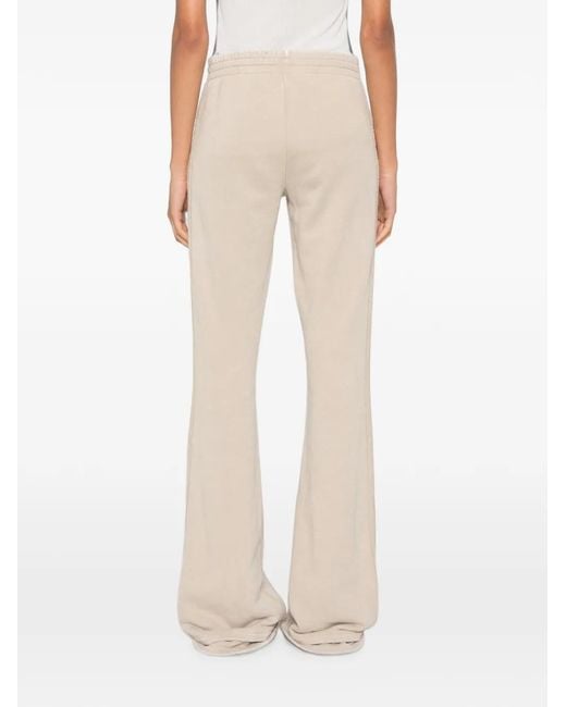 Adidas White Drawstring Flared Track Pants