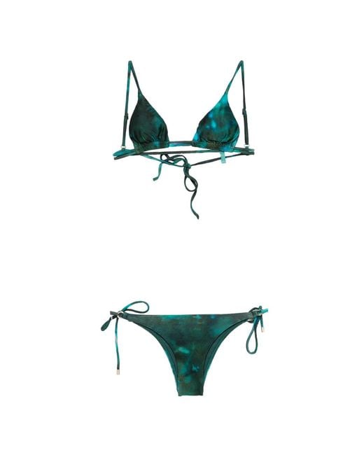 Cia.Marítima Green Saint Tropez Marbled Bikini