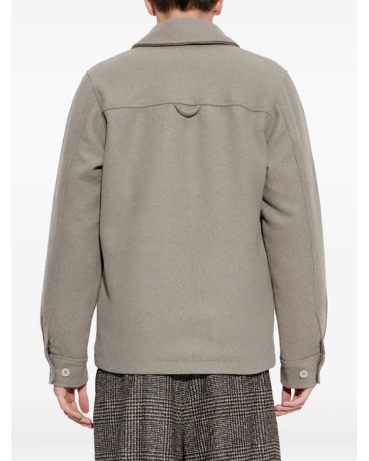 Surchemise Boutonnée Pally À Poches Samsøe & Samsøe pour homme en coloris Gray