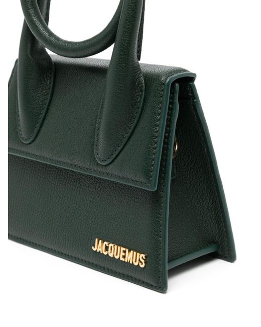 Mini sac Le Chiquito Nœud Jacquemus en coloris Green