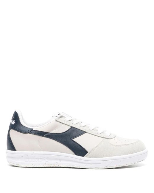 Diadora White B.Elite Acbc Panelled Leather Sneakers for men