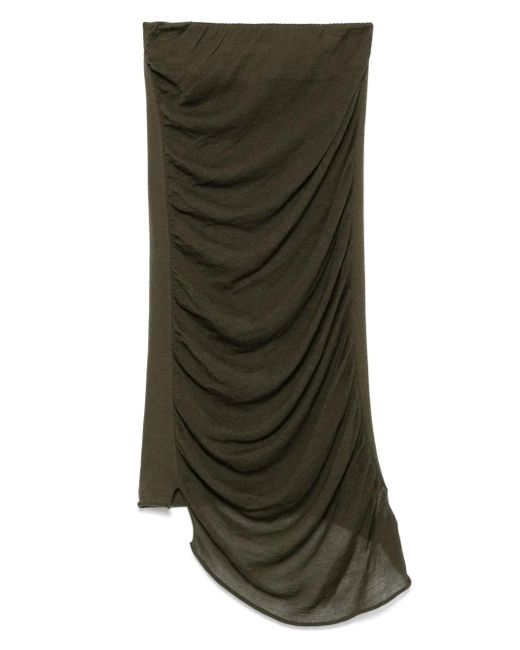 Issey Miyake Ambiguous Midi-Rok in het Green