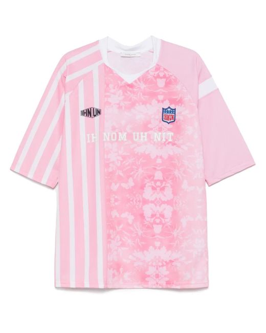 メンズ Ih Nom Uh Nit ストライプパッチ Tシャツ Pink