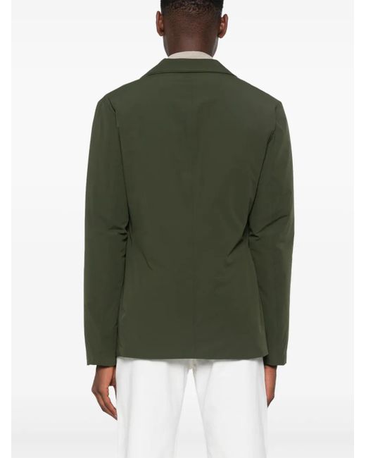 Aspesi Green Technical-Jersey Blazer for men