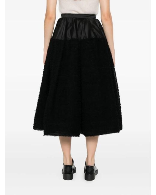 Viktor & Rolf Black Circle Frilled Skirt