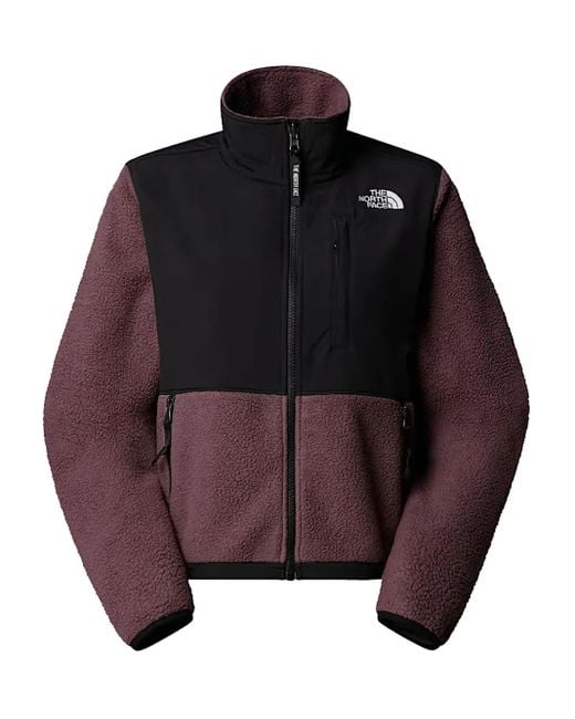 The North Face Brown Retro Denali High-Neck Fleece Jacket
