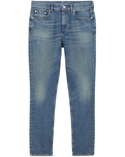 Burberry Blue Japanese Mid-rise Slim-fit Jeans for men