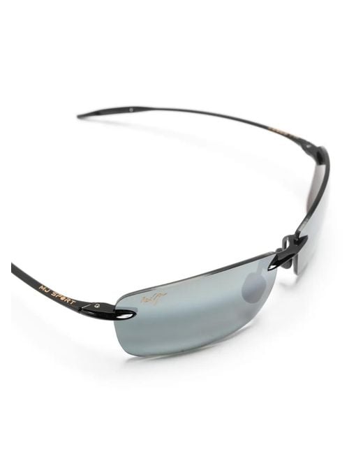 Maui Jim Gray Tinted Rectangle-Frame Sunglasses
