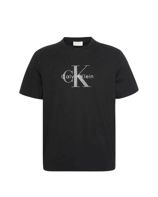 Calvin Klein Black Monologo T-Shirt for men