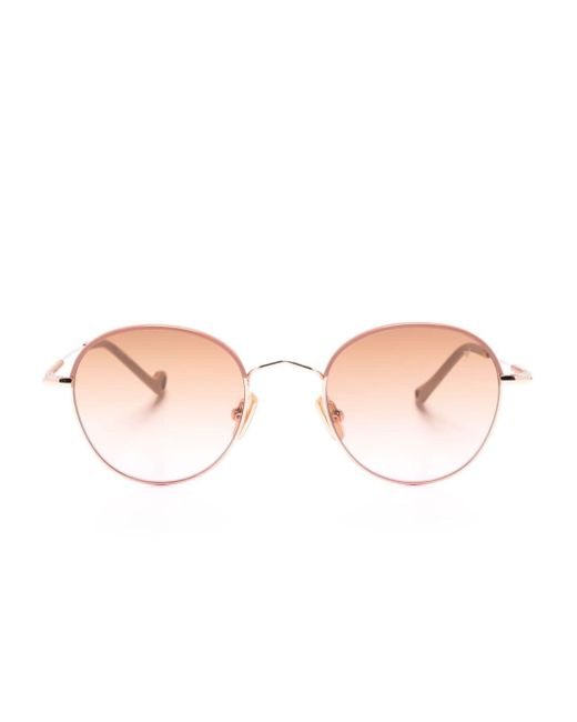 Eyepetizer Pink Gobi Round-frame Sunglasses