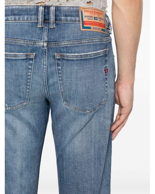 DIESEL Blue 1979 Sleenker Low-rise Skinny Jeans for men