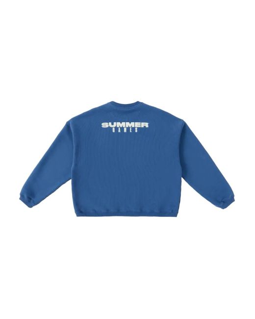 SUMMER GAMES Blue Logo Sweatshirt