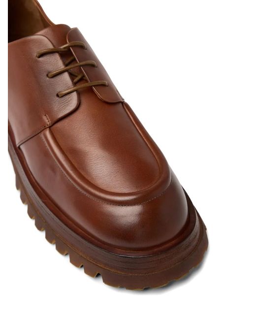 Marsèll Brown Scalarmato Lug-Sole Derby Shoes for men