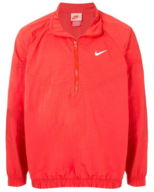 Cortavientos con logo de x Stüssy Nike de hombre de color Red