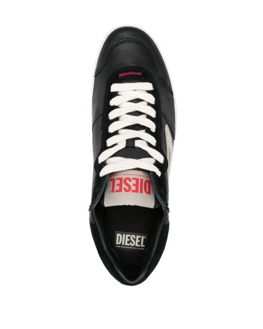 DIESEL Black S-Leroji Low Sneakers for men