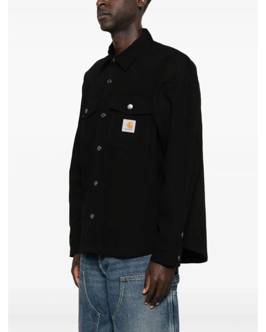 Carhartt Black Pocketed Buttoned Shirt for men