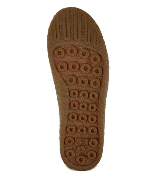 Camper Brown Peu Terreno Suede Lace-Up Sneakers