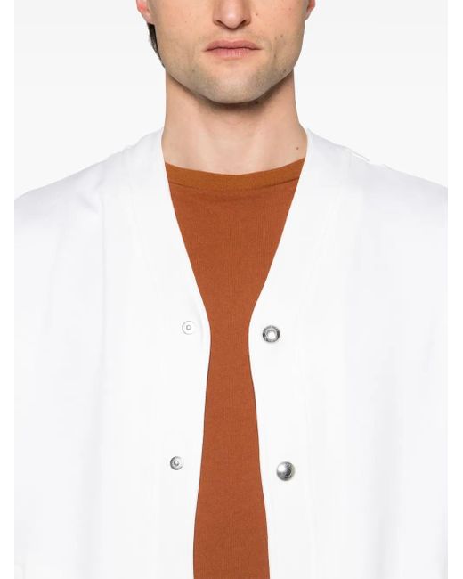 Eleventy Bomberjacke Aus Jersey in White für Herren