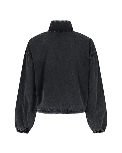 DIESEL Black Windbreaker Jacket