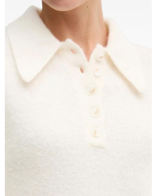 Polo De Lana Gestuz de color White