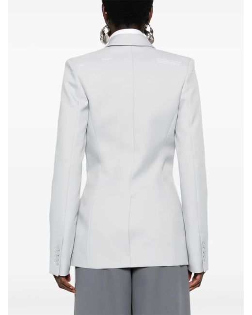 Off-White c/o Virgil Abloh White Single-Breasted Blazer