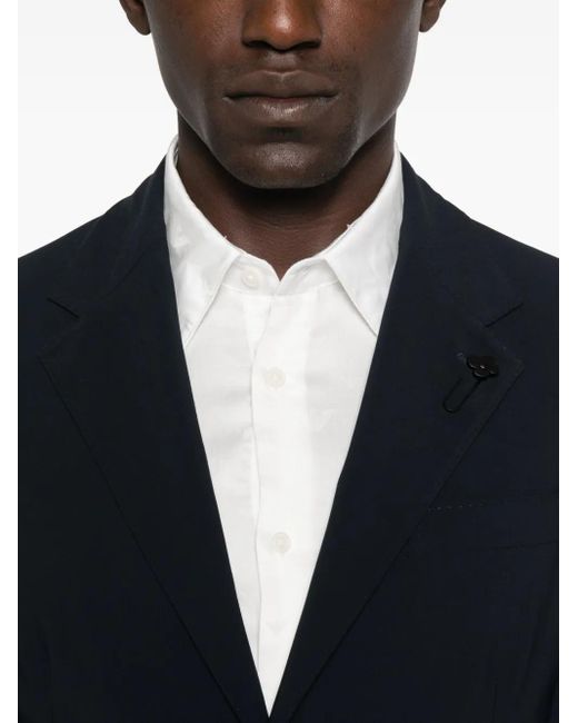 Lardini Blue Patch-Pocket Jacket for men