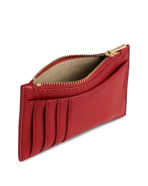 Yu Mei Red Frank Cardholder
