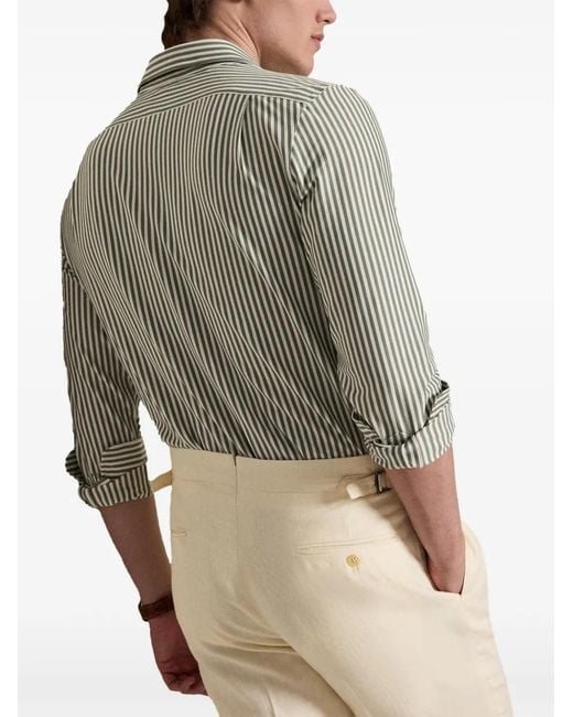 Polo Ralph Lauren White Striped Shirt for men