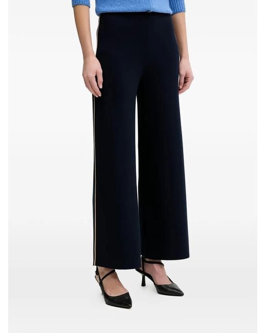 Benetton Black Wide Leg Trousers