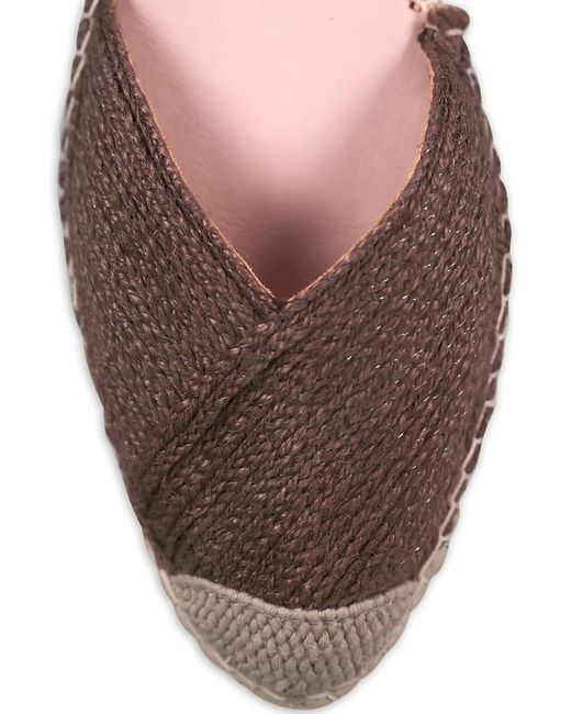 Ron White Brown Yulia Woven Espadrilles