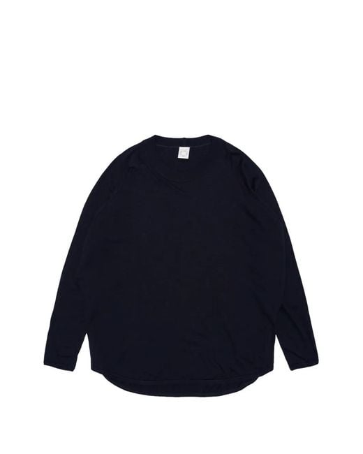 Jan Jan Van Essche Blue Raglan-Sleeve Long-Sleeve T-Shirt for men
