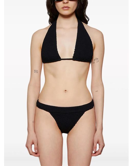 BOUND Black Jean Bikini Top