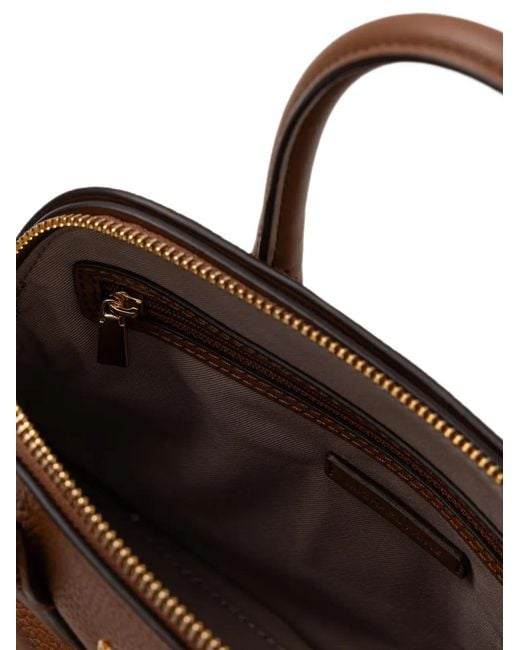 MICHAEL Michael Kors Brown Freddie Pebbled Leather Tote Bag