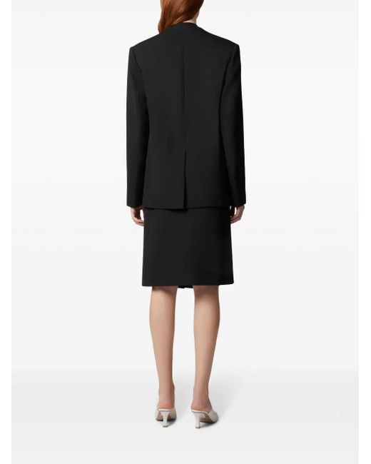 Tod's Blazer Van Scheerwol in het Black