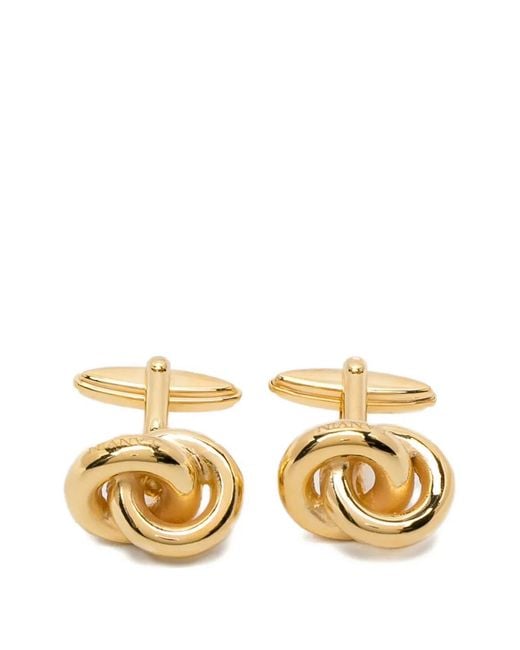 Lanvin Metallic Link Cufflinks for men