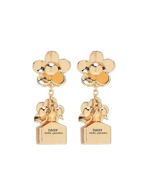 Marc Jacobs Metallic Ohrringe Mit Blumenduft