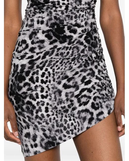 Norma Kamali Diana Mini-Jurk Met Strik in het White