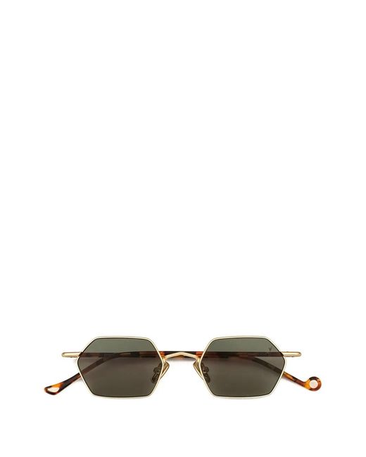 Eyepetizer Metallic Copper Geometric-Frame Sunglasses