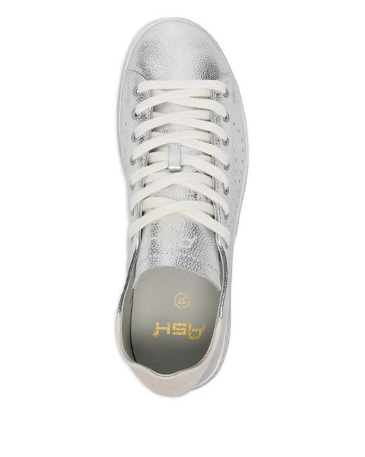 Ash White Super Perforated Sneakers