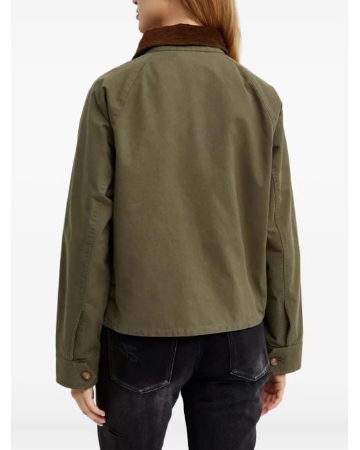 Polo Ralph Lauren Green Corduroy-Collar Field Jacket
