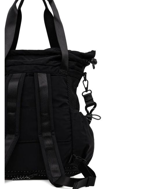 Mochila Modular Con Correa De Hombro Desigual de color Black