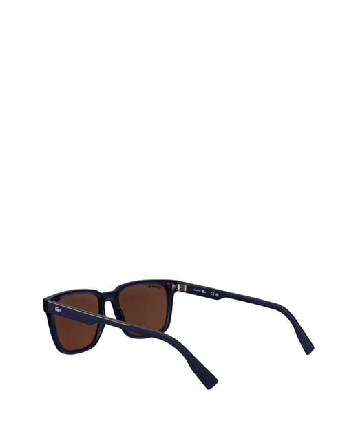 Lacoste Blue Square-Frame Sunglasses for men