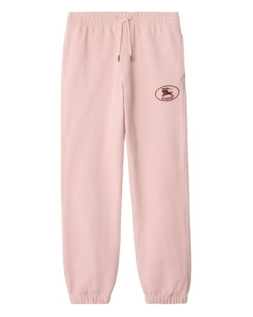 Burberry Pink Cotton Track Pants